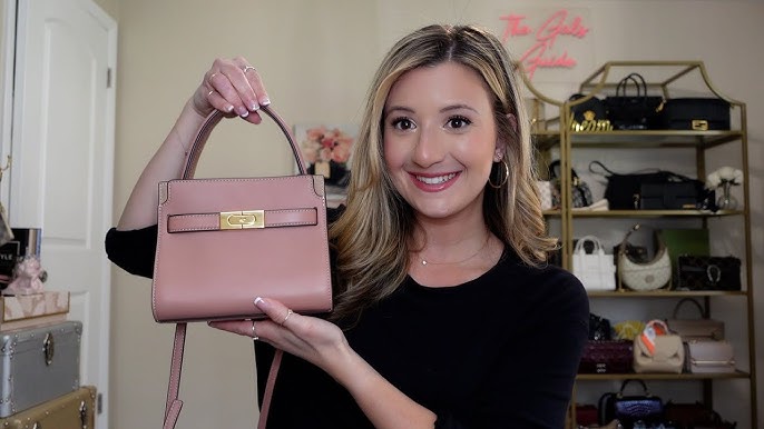 TORY BURCH LEE RADZIWILL DOUBLE BAG REVIEW & COMPARISON 2020: WHAT FITS,  MOD SHOTS