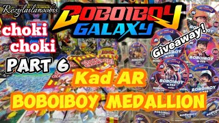 GIVEAWAY!!Choki Choki Boboiboy Medallion Kad AR Part 6 #chokichoki #boboiboygalaxy screenshot 1