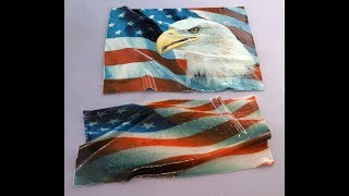 Edible Flexible Flag and Eagle