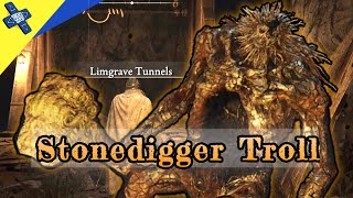 Celebrity Elden Ring - Limgrave Tunnels Walkthrough with Boss Fight ( Stonedigger Troll ) Wealth