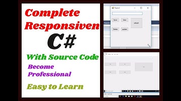Automatic Resizing of Buttons in Windows Forms using C#| Resize according to desktop