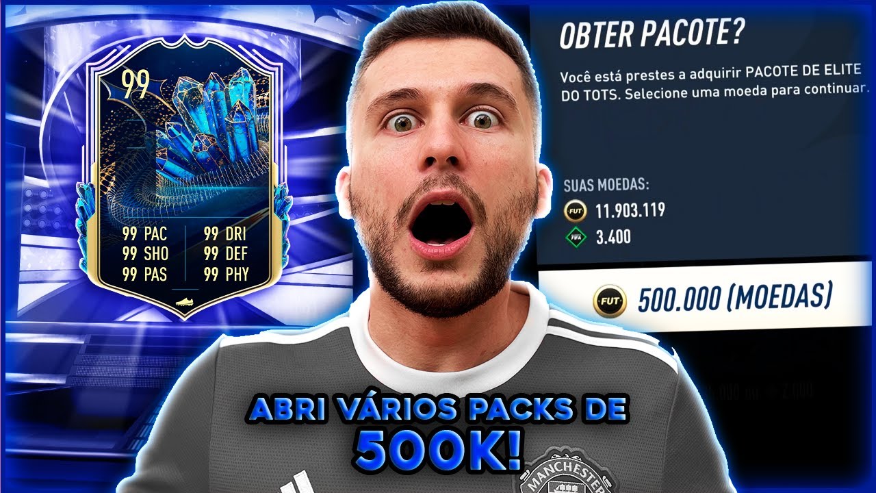 INSANO!! ABRI VÁRIOS PACKS DE 500K DA LOJA, VALE A PENA? FIFA 23 - ULTIMATE TEAM