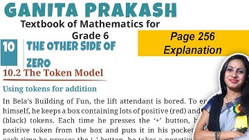 The Other Side of Zero | Class 6 Math Chapter 10 Ganita Prakash | Page 256 Token Model Explanation