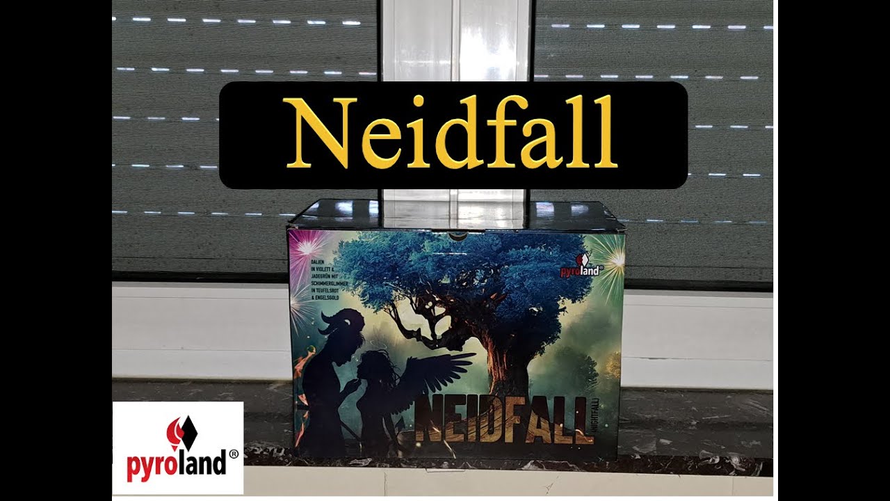 Pyroland Neidfall Sehr schöne Fächerbatterie