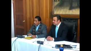 ALCALDE DE COLTA FIRMA ACUERDO LIMITROFE CON RIOBAMBA