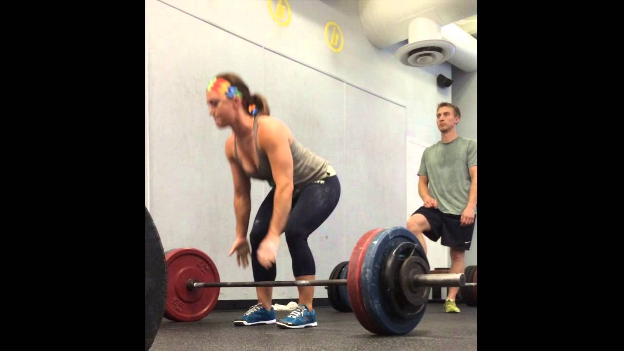 150 Pound Female Pulls 305 Deadlift YouTube