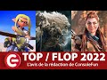 Le top  flop 2022 des jeux vido estim par la rdaction de consolefun 