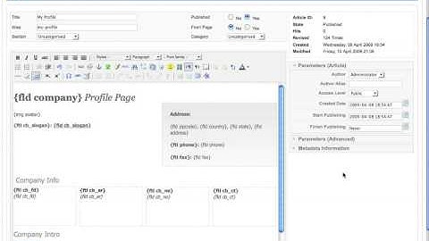 Example of Creating a Profile Page Using CB Profile Pro - Joomla Tutorial