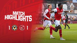 Newport County vs Fleetwood Town highlights