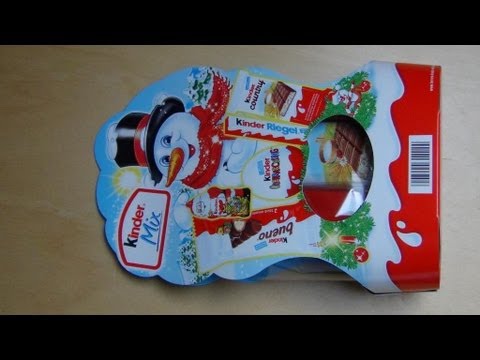 candy petřvald kinder Mix bueno Überraschung Riegel Country Santa Claus