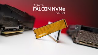 ADATA FALCON NVMe 512GB Review |  Thermal + Transfer Benchmark Test