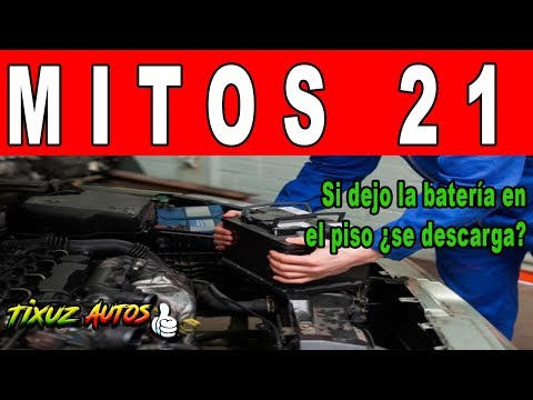 Mitos #21: ¿Si dejo la batería en el piso se descarga?