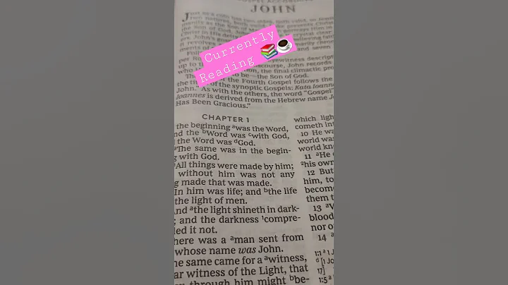 The Book of John #pagingamber #john #biblebooks
