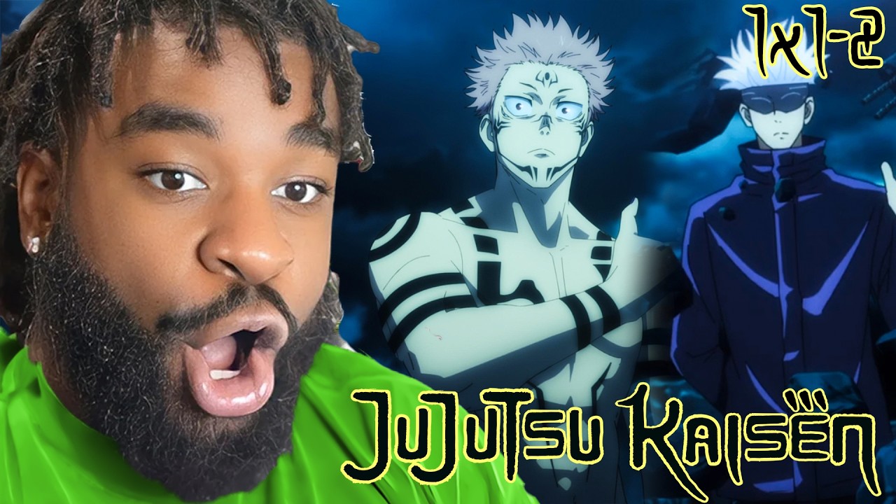 Starting My FIRST Anime..  Jujutsu Kaisen 1x1-2