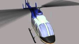 Jet Ranger V1 Helicopter 3D model from CGTrader.com