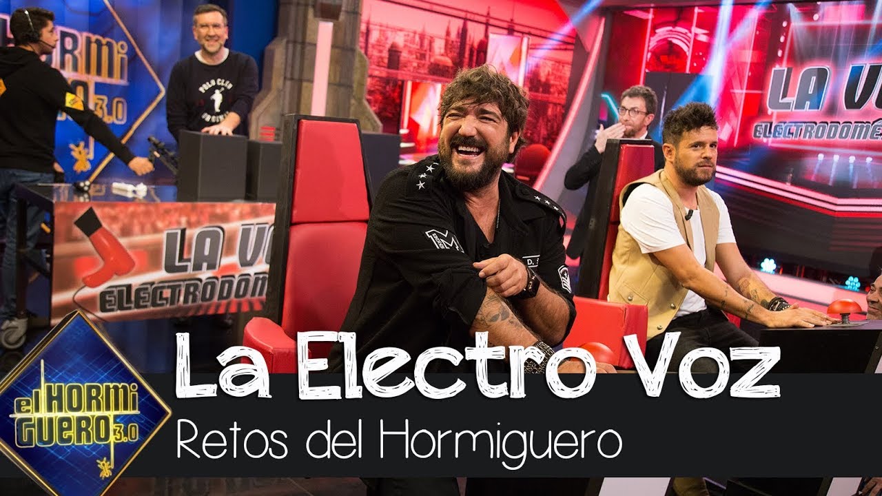 'La Voz Electrodomésticos' enfrenta a Pablo López y a Antonio Orozco - El Hormiguero 3.0