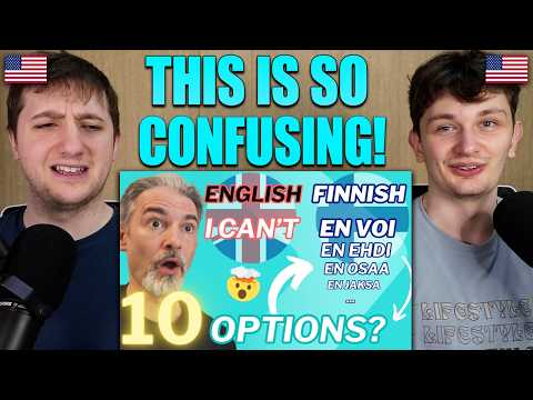 Americans React to 10 Very Finnish Ways to Say "I CAN'T"