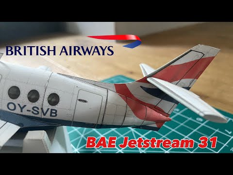 Papercraft Jetstream 31 British Airways
