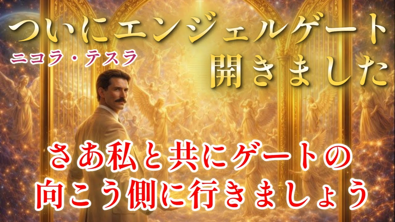 【99％が知らない】※今すぐ見てください※ 親愛なる友よ、私はテスラ。ゲートは開かれた。あなたはもう、向こう側にいる。ニコラ・テスラ/成功哲学/睡眠導入/波動/周波数/宇宙/振動/愛/天使/