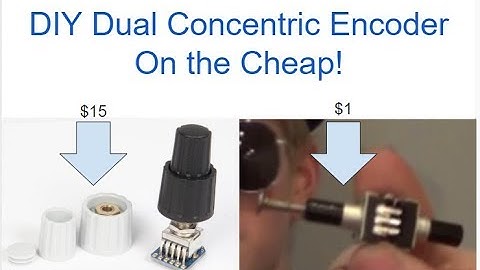 How To Make Your Own Dual Concentric Encoders | Home Cockpit | Captin Bob