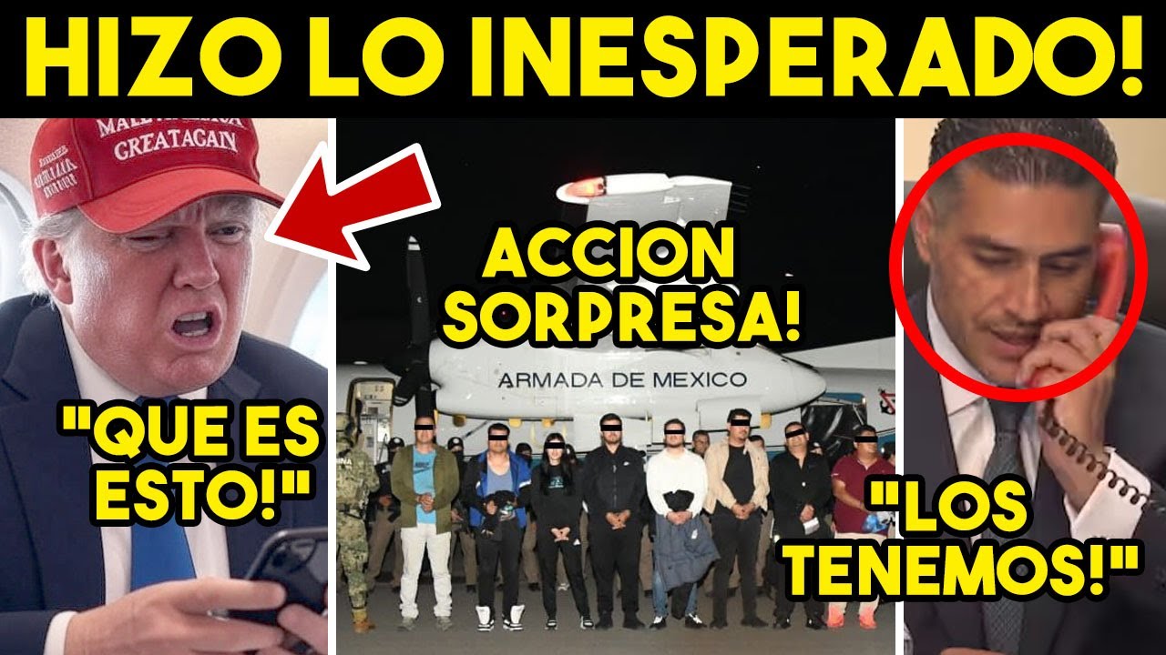 MOMENTO IMPACTANTE! HARFUCH SACUDE A EU, PIDEN TREGUA CON MEXICO. TRUMP SIN PALABRAS, HOY