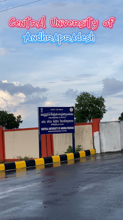 Central University of Andhra Pradesh #cuap #ananthapuram