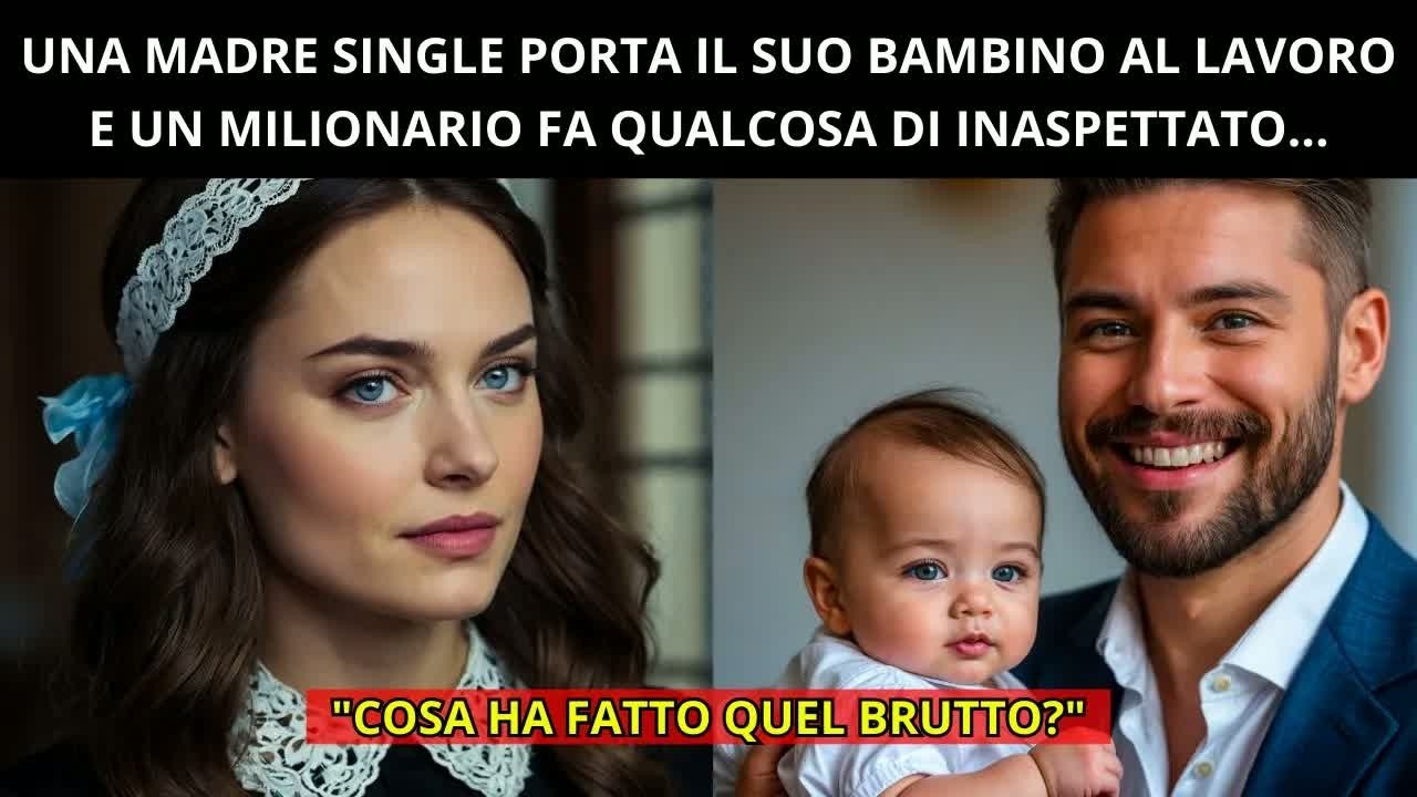 UNA MADRE SINGLE PORTA IL SUO BAMBINO AL LAVORO, E UN MILIONARIO SOLITARIO FA QUALCOSA CHE NESSU