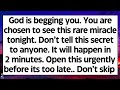 🧾God is begging you. You are chosen to see this rare miracle tonight. Don’t tell this to anyone..