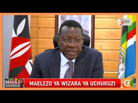 Waziri wa uchukuzi Davis Chirchir asema serikali inatafuta fedha za kukarabati barabara hatari