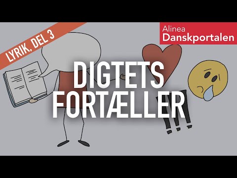 Digterstemmen og det lyriske jeg - animeret dansk