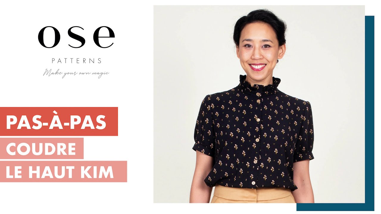 Coudre le haut KIM pas-à-pas avec Ose Patterns