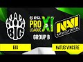 CS:GO - Natus Vincere vs. BIG [Dust2] Map 2 - ESL Pro League Season 11 - Group B