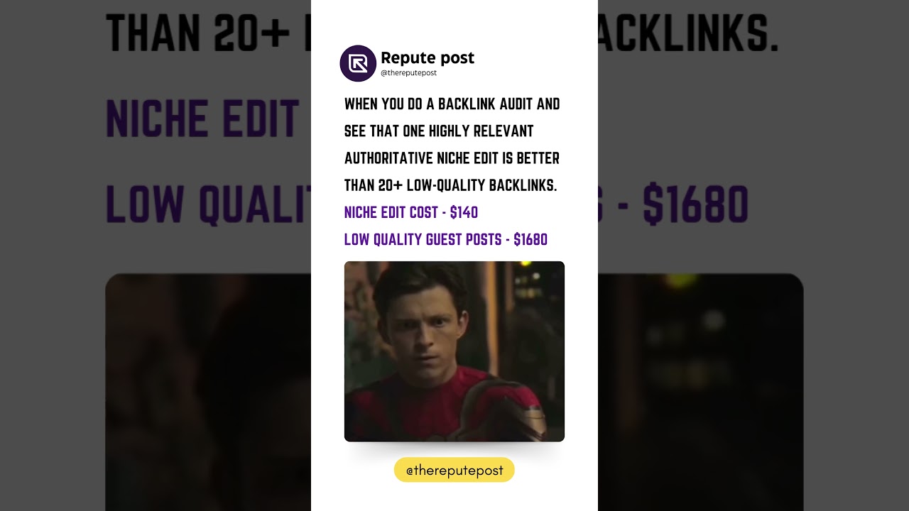 Niche edits is the best link building type that helps you build contextual backlinks