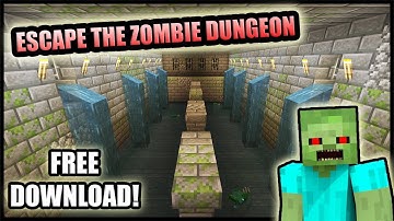 Minecraft - Escape the Zombie Dungeon (FREE DOWNLOAD)
