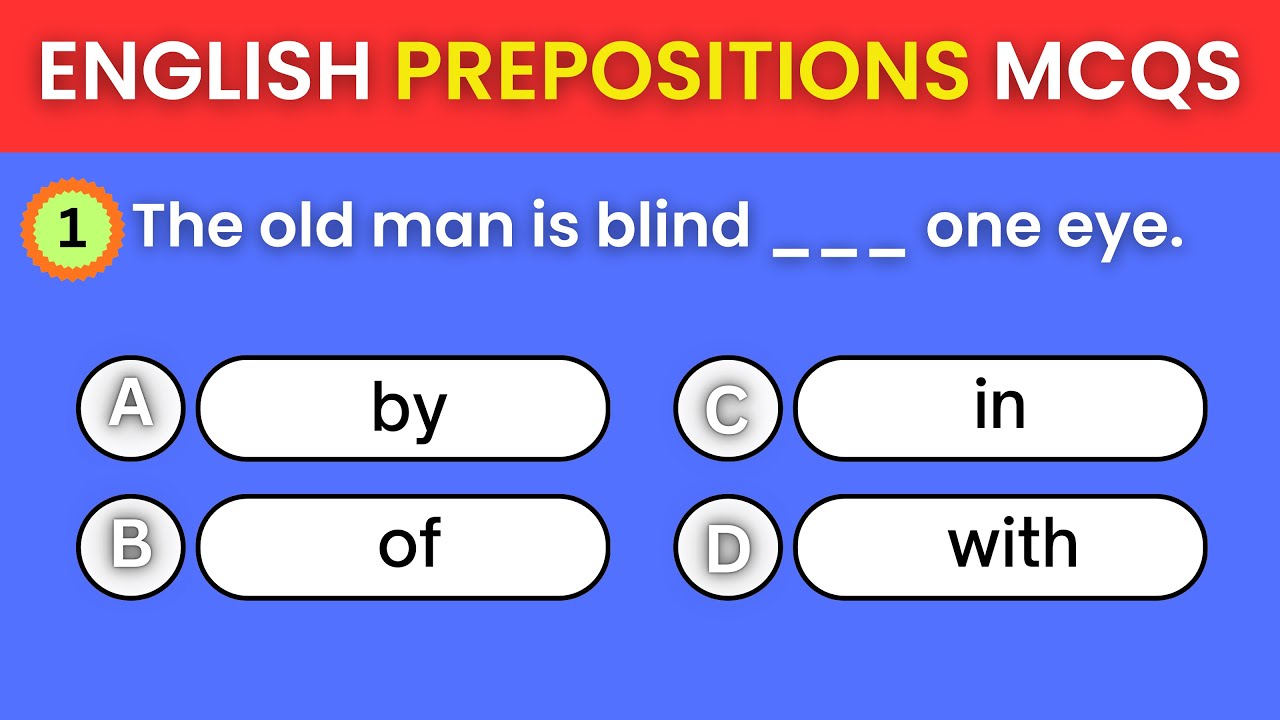 Prepositions Challenge | 40 Questions to Test Your Grammar || English Learning.