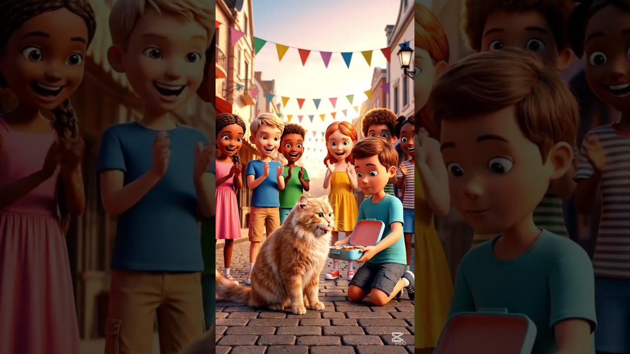 Funny Cat Adventure  | 3D Animated Cat Story for Kids | cat stories 