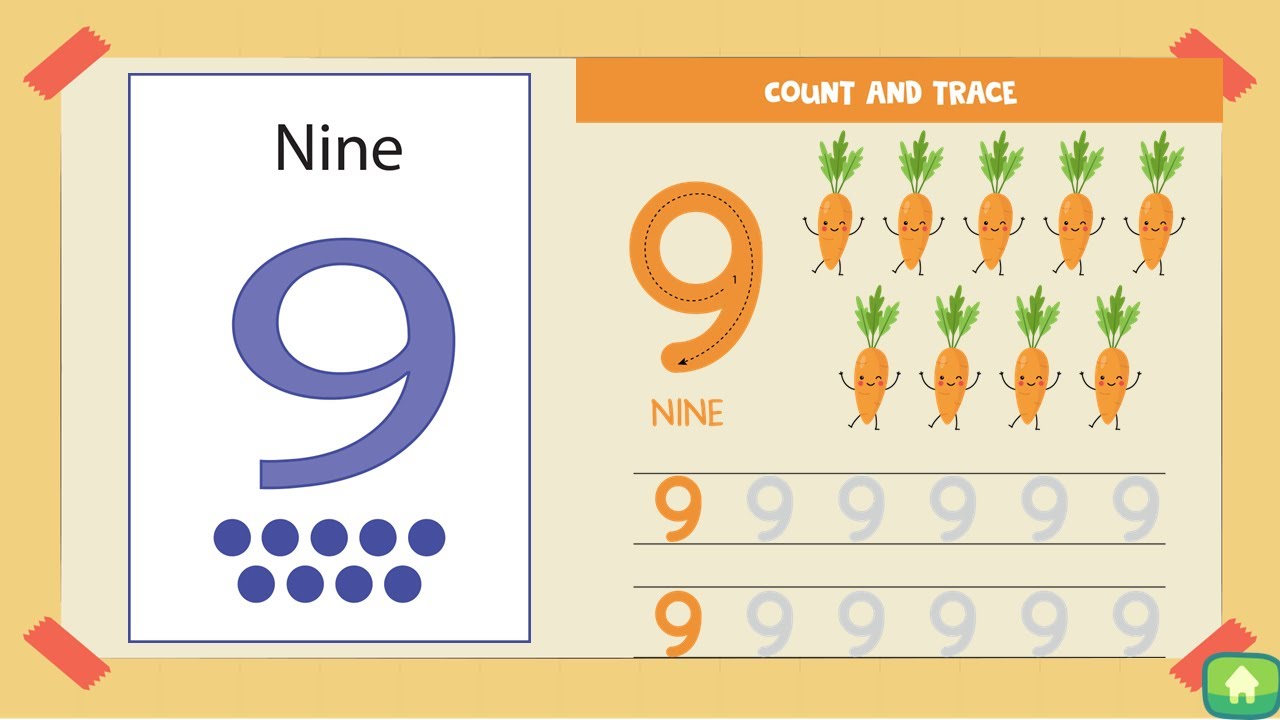 Flashcards Powerpoint Free 02 | Numbers Flashcards - Template Power Point Free