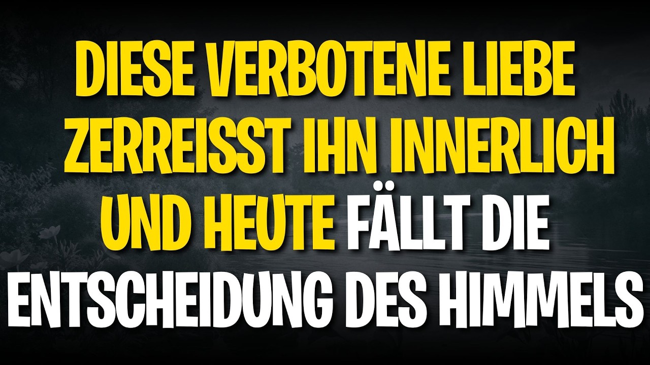 Diese verbotene Liebe zerreißt ihn innerlich und HEUTE fällt die Entscheidung des Himmels