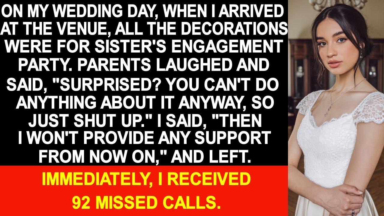 В день моей свадьбы, когда я приехал на место проведения церемонии, мама изменила ее место на веч...