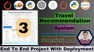 Collaborative Filtering | User-Item-Matrix | Build Travel & Tourism Recommendation System Using ML screenshot 5