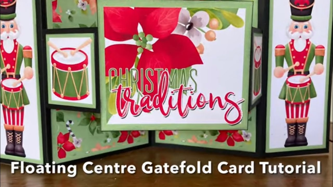 Floating Centre Panel Gatefold Card Tutorial