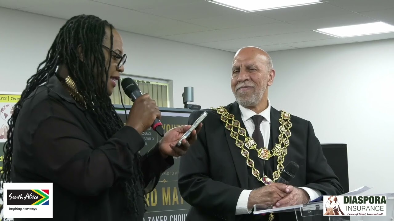 Birmingham Lord Mayor Zaker Choudhry Arrives at Diaspora Insurance HQ & Delivers Youth Day Speech