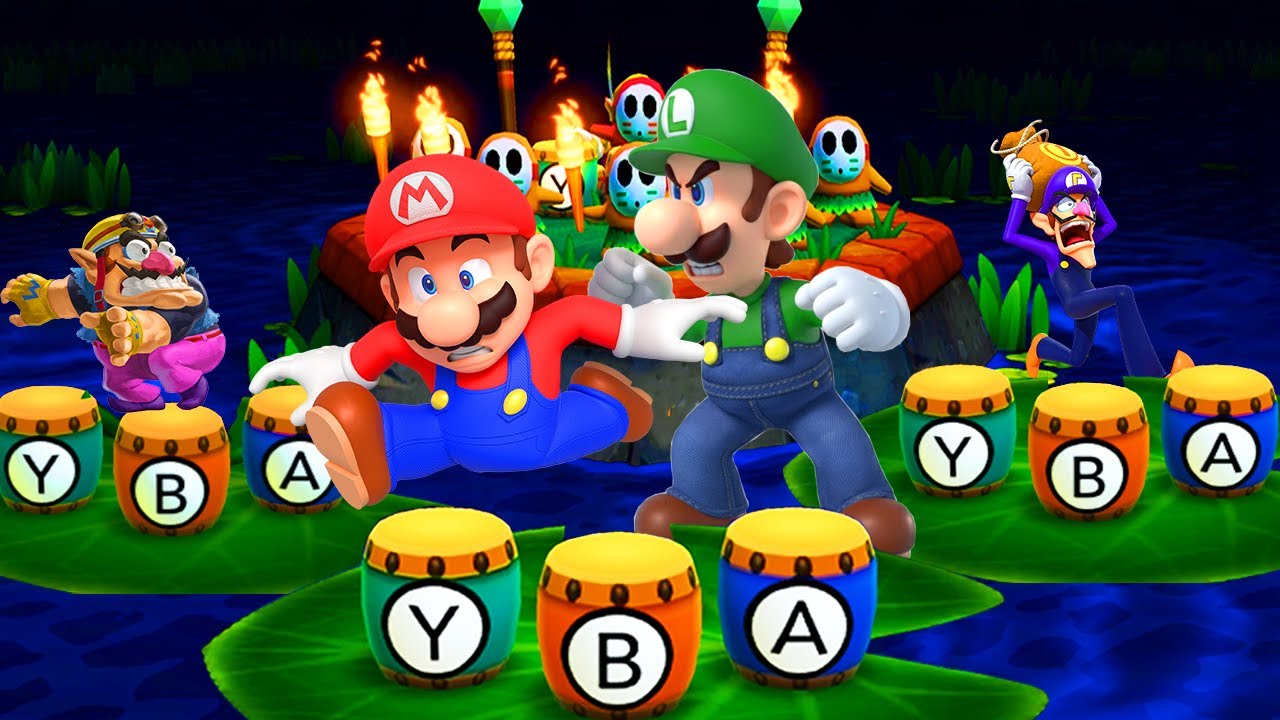 Mario Party 100 - Мужская битва - Луиджи не дурак против своих друзей