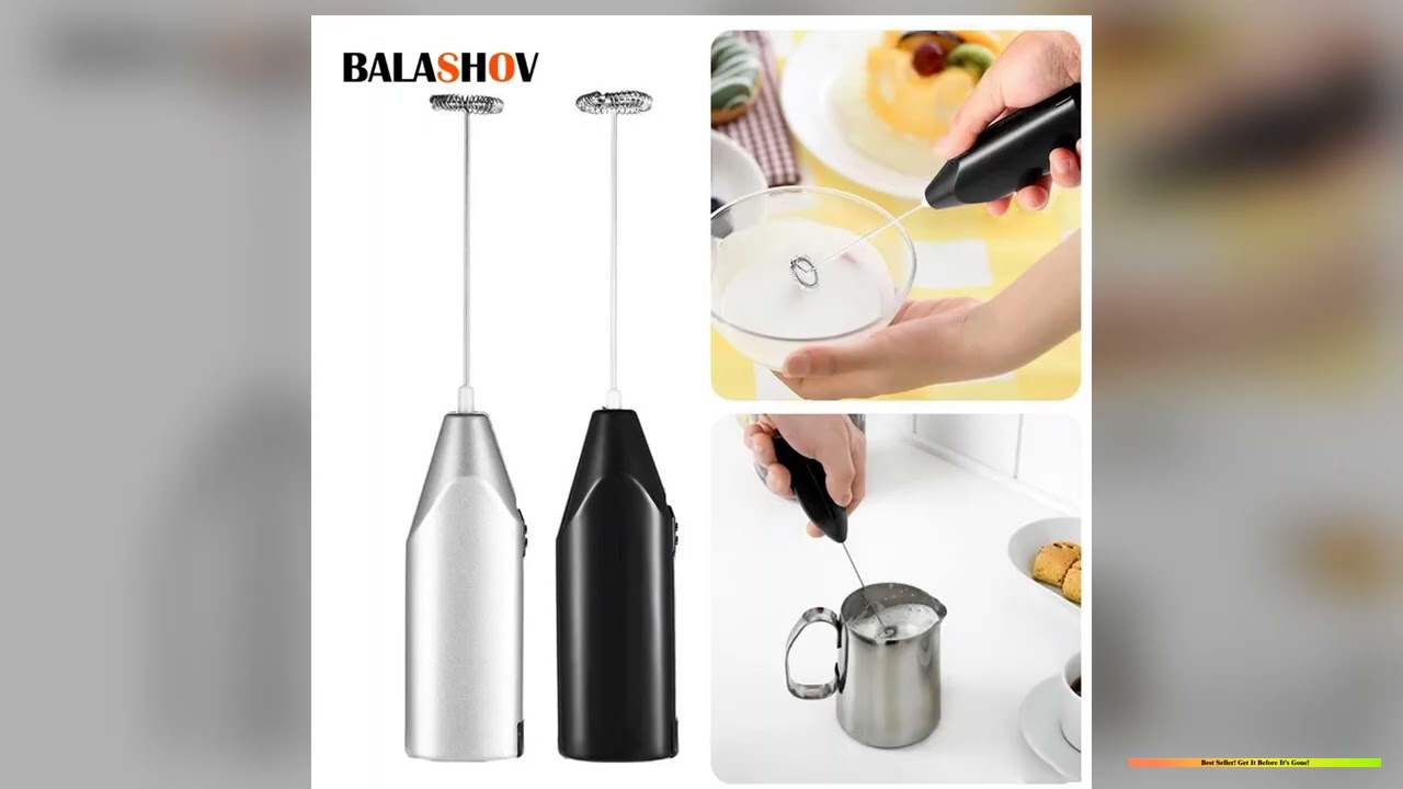 Wireless Milk Foamer Coffee Whisk Mixer Electric Blender Egg Beater Mini Frother Handle Stirrer