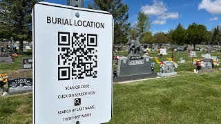 QR code access to burial map offers new ways to explore Highland Park Cemtery