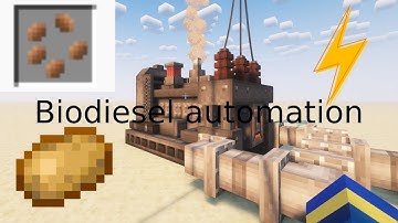 Immersive engineering Biodiesel Automation Tutorial