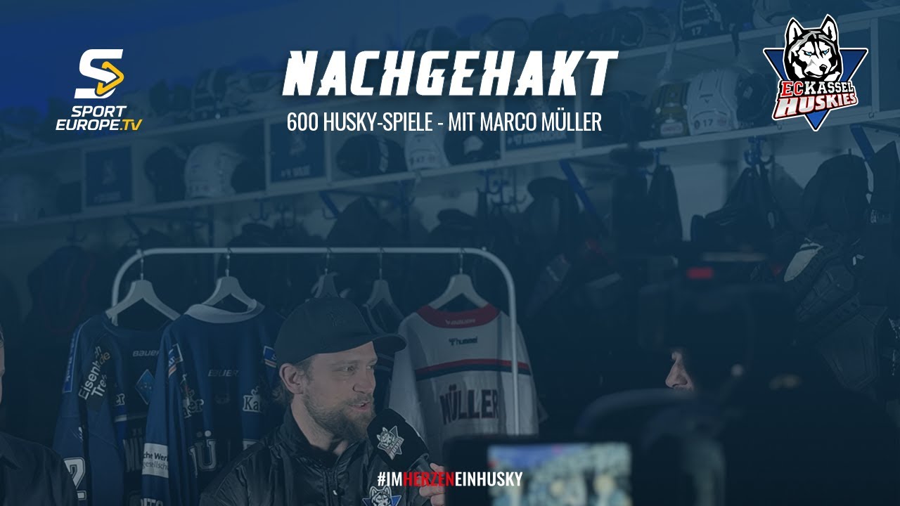Nachgehakt - Marco Müller zu seinem 600. Huskies-Spiel