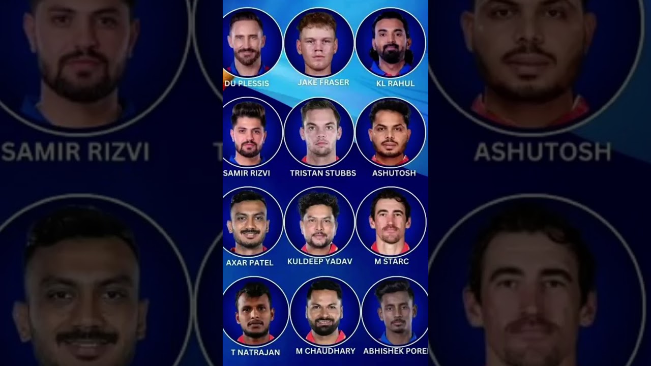 Playing XI 🏏 RCB vs DC 😱 