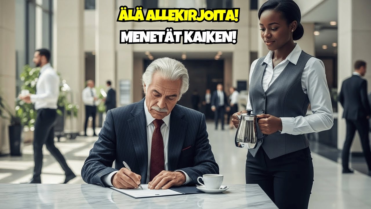 MILJONÄÄRI ALLEKIRJOITTI KONKURSSIA KLO 7: TARJOILIJA HUOMASI VIRHEEN!