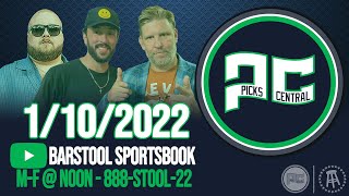 Barstool Sports Picks Central with Brandon Walker || Monday, January 10, 2022